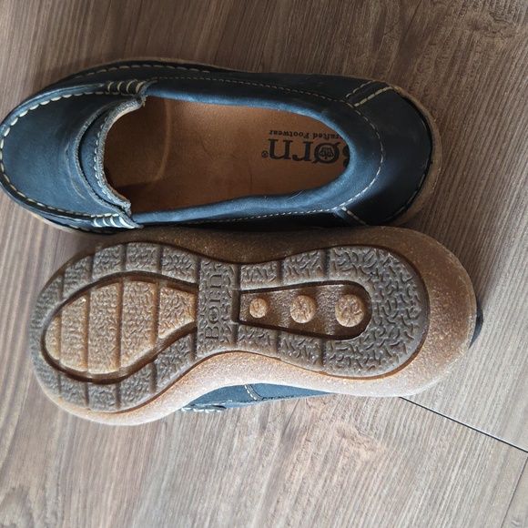 Born Nerina Navy Penny Loafers - Classic Slip-On Shoes - Picture 6 of 6